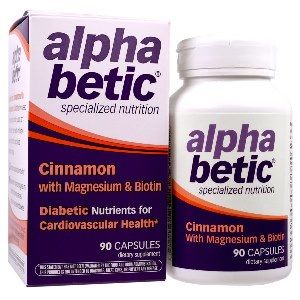 alpha betic Cinnamon, Magnesium & Biotin (90 caps) Enzymatic Therapy
